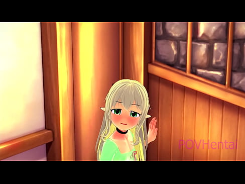 ❤️ (Pakute) Ọmọbinrin Elvish ṣe iranlọwọ fun ọ lati wẹ oju rẹ. ❤️❌ si wa ❤
